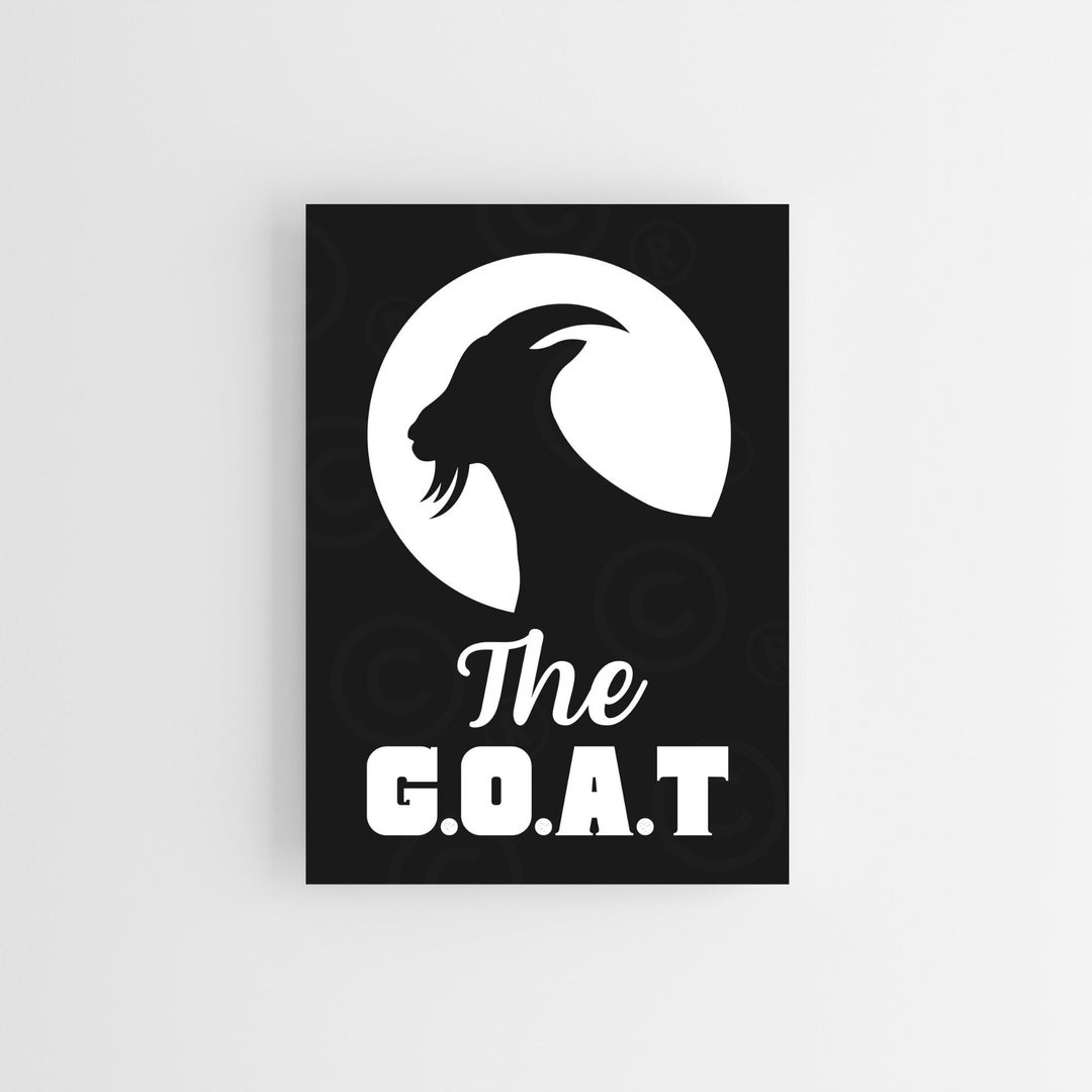 The Goat Wall Art Wall Art for Gym the Goat Poster the Goat Etsy
