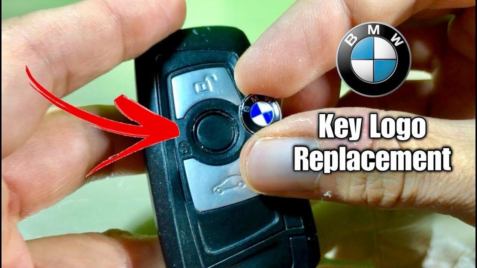 2 X BMW Key Fob Badges Emblem Replacement Aluminum Stickers to Fit BMW ...