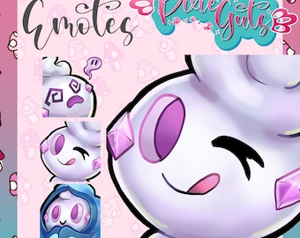 Shiny Vanillite Pokemon Emote Pack – Cozy Wink Deadge Streamer Emotes (Digital Download)