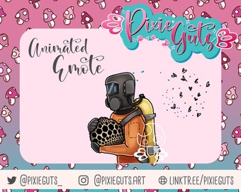 Lethal Company ANIMATED Emote - bees hive running emote for Twitch, discord, streaming