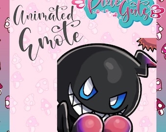 ANIMATED Dark Chao emote - Cute Sonic Dark Chao Giggle emote for Twitch, Discord, Kick...
