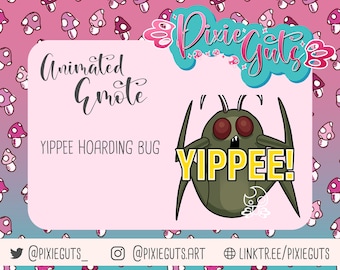 Lethal Company Animated Yippee Hoarding Bug Emote (Digital Download)