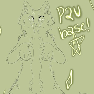 Feline / kitty cat P2U adopt / reference base