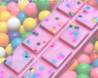 SWEET BUBBLEGUM Snap Bar Wax Melts, bubble gum wax melts, bubblegum