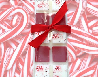 CANDY CANE Wax Snap Bar Melts, CandyCane, Holiday scent