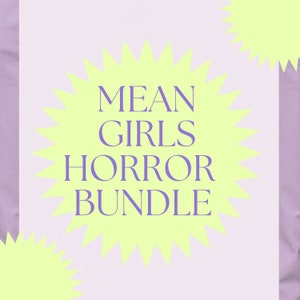 Mean Girls Horror Bundle PNG Download