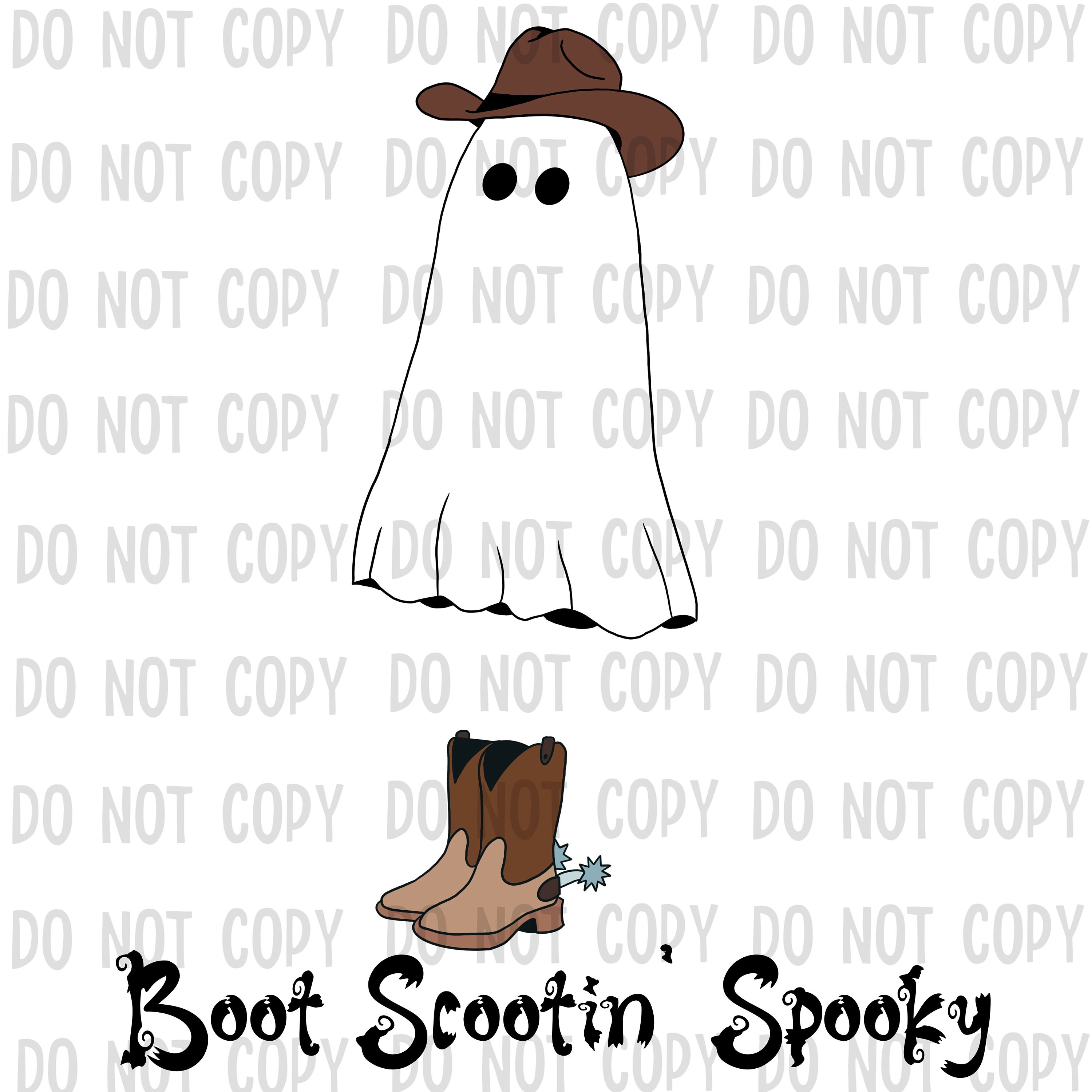 Boot Scootin Spooky PNG Etsy