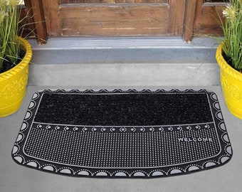 Türmatte Fußmatte Haustür Designmatte Nachhaltig Modern Mehrfarbig Einfarbig