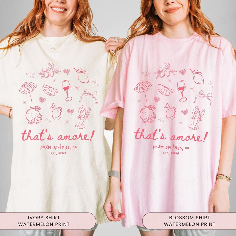 Thats Amore Bachelorette Shirt, Italian Summer Bachelorette, Love at First Spritz, Thats Amore Theme, Italian Cocktail, Custom Bachelorette image 2