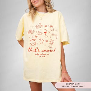 Thats Amore Bachelorette Shirt, Italian Summer Bachelorette, Love at First Spritz, Thats Amore Theme, Italian Cocktail, Custom Bachelorette Banana