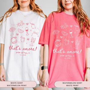 Thats Amore Bachelorette Shirt, Italian Summer Bachelorette, Love at First Spritz, Thats Amore Theme, Italian Cocktail, Custom Bachelorette Watermelon