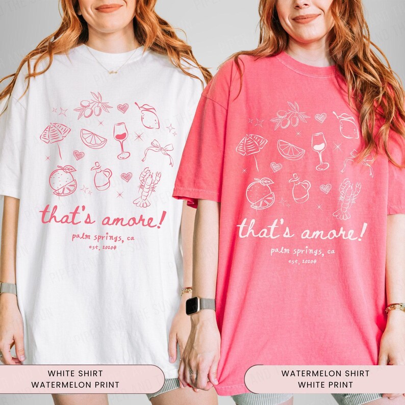 Thats Amore Bachelorette Shirt, Italian Summer Bachelorette, Love at First Spritz, Thats Amore Theme, Italian Cocktail, Custom Bachelorette Watermelon