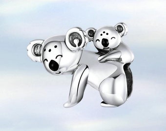 アクセサリー Surfing Koala Charm Australia Surfing Koala Charm:for Pandora Compatible Charm