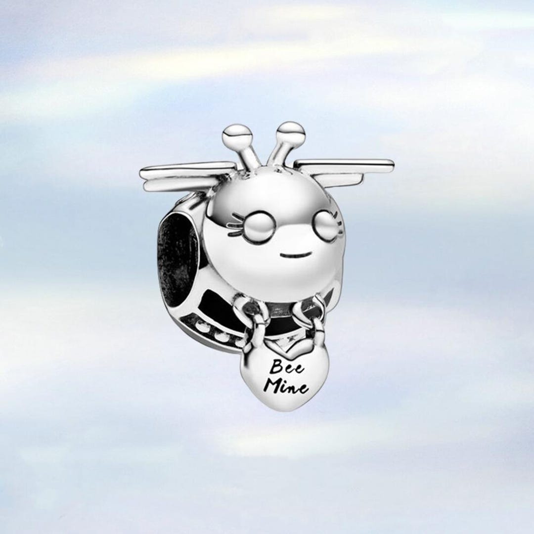 Bee Mine Charm • Genuine S925 Sterling Silver Charm for Bracelet