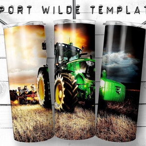 Farm Tractor 20oz Skinny Tumbler Wrap (Digital Download)