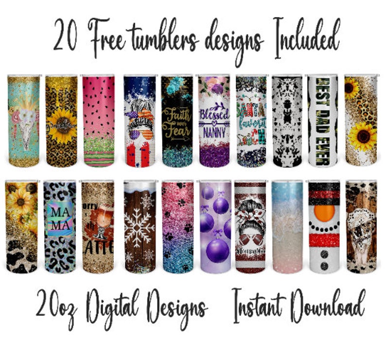 Turkey Hunter 20oz Tumbler Wrap Design (digital nedladdning) bild 3