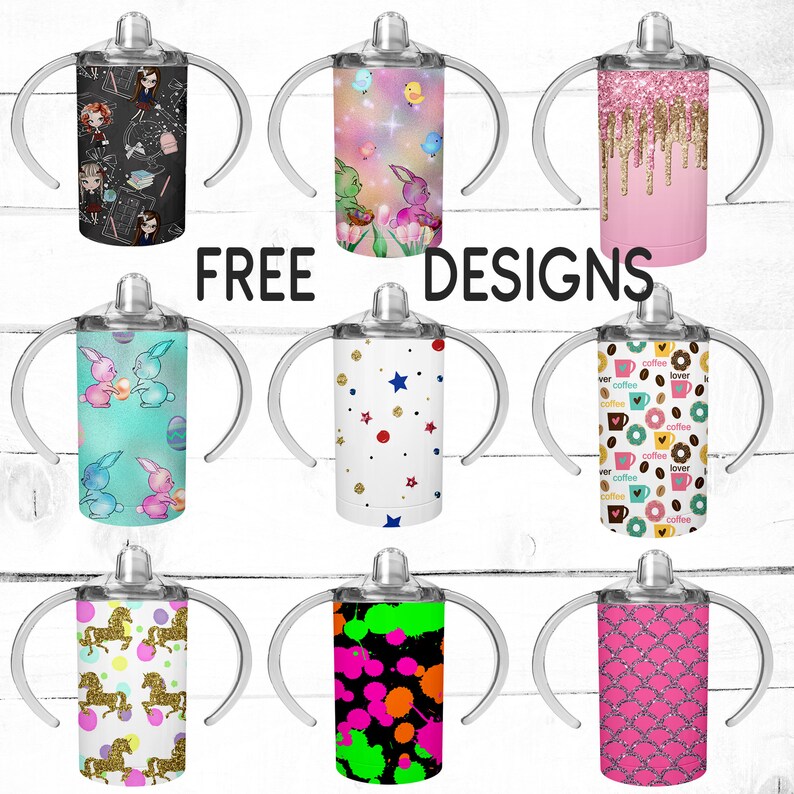 Unicorn 12oz Wrap Design Floral Unicorn Wrap Design 12oz Etsy