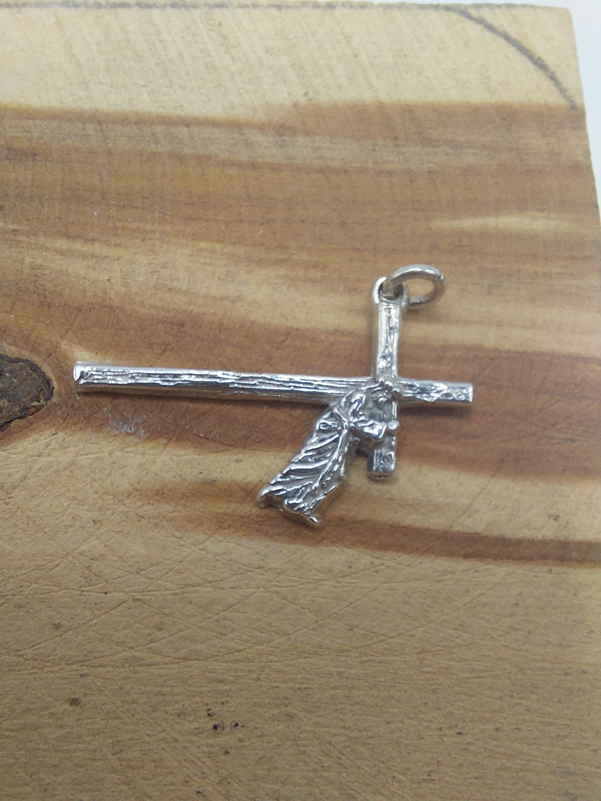 Sterling Silver Religious Christ Pendant - Etsy