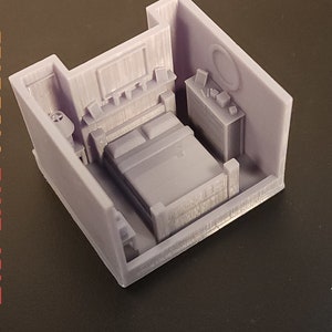 Window Scene - Bedroom -  HO Scale 1:87