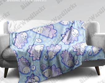 Snom-fleecedeken: anime-decoratie videogamekamer