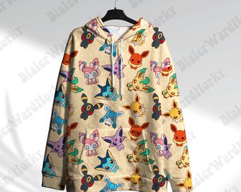 Chibi Evolution-sweater met capuchon: anime-sweatercadeau