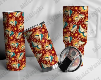Cyndaquil Anime Tumbler: Fire Type Video Game Cup