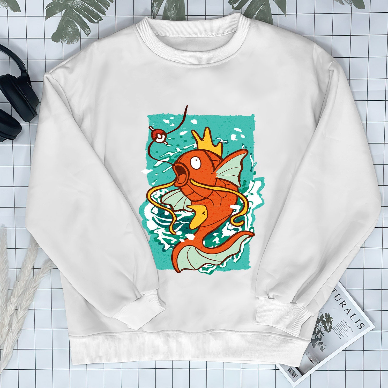 Magikarp Funny Fishing Sweatshirt Magikarp Gyarados Homage Gift