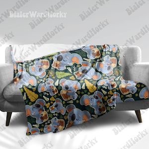 Koami Cute Fleece Blanket Cute Blanket Anime Blanket Gifts
