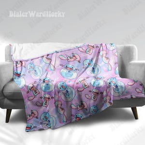 Woopy Cute Fleece Blanket Cute Blanket Anime Blanket Gifts