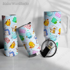 Anime Art Character Tumbler, Anime Videospiel, Design Throw Tumbler, Gaming Cup Anime Geschenke