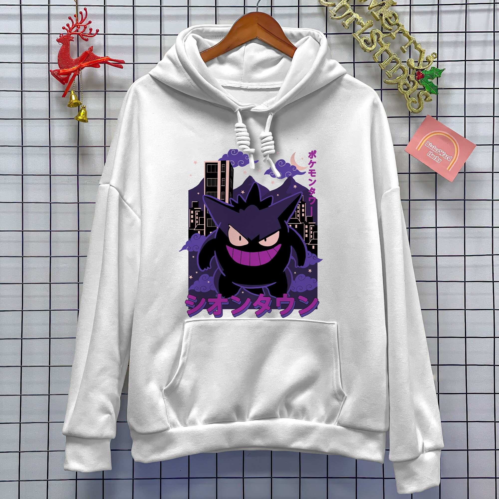 Gengar sudadera con capucha negra camisa unisex monstruo fantasma sudadera con capucha novedad camiseta Kaiju camisas tematicas Gengar regalo japones anime camisa Etsy Mexico