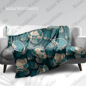 Snor Chuppy Fleece Blanket Cute Type Anime Blanket Throw Blanket