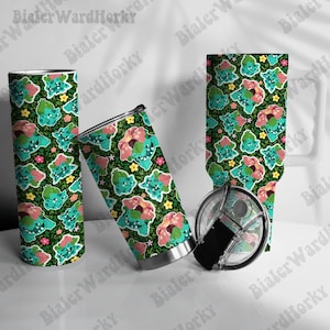 Bisasam Starter Tumbler Gras Typ Tumbler Anime Tumbler 20oz 30oz 40oz Cup Geschenke