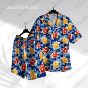 Koi Fish Magic Hawaiian Shirt Aloha Shirt Summer Beach Shirt Anime Shirt Gifts