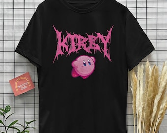 Kirby T-shirt Graphic tee Kawaii Shirt Japanese Anime Shirt Kirby Gift