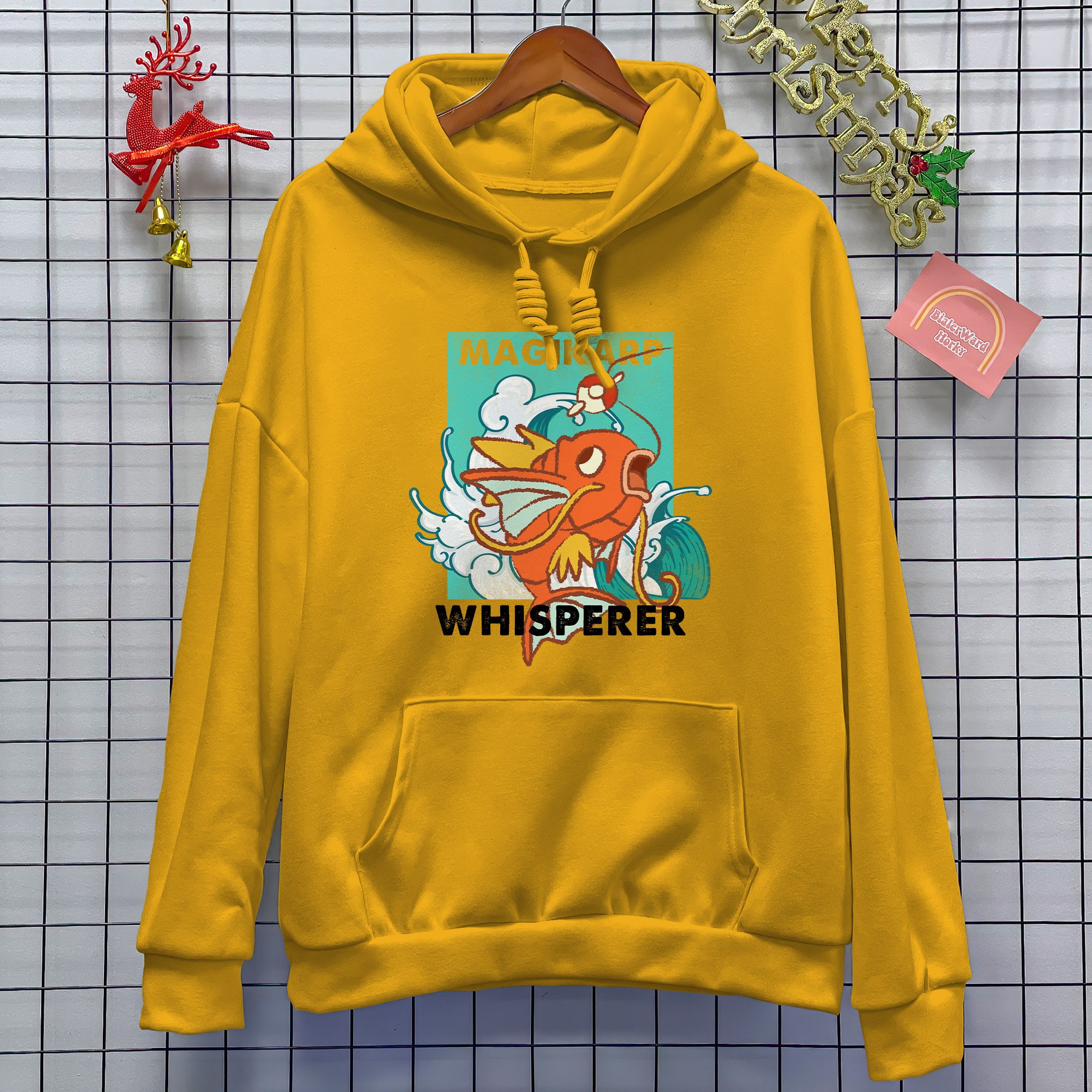 Magikarp Whisperer Funny Fishing Hoodie Shirt Japanese Anime Shirt Magikarp  Gyarados Homage Gift 
