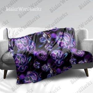MiMi Galaxy Fleece Blanket Cute Type Power Blanket Decor Gift
