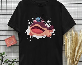 Wooper Clodsire Cute Unisex T-shirt Graphic Tee Upah Paldean Wooper tee Anime Shirt