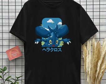 Heracross Graphic Funny T-shirt Cute T-shirt Unisex Shirt Graphic Tee Heracross Gift Anime Lover