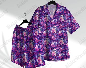 Tinkaton Hawaiian Shirt, Legendary Hammer Anime Game Character Summer Outfit Summer Holiday Shirt Gift for Fans