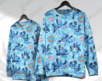 Sudadera con capucha de Lucario: sudadera con capucha de videojuego legendario, sudadera de anime, regalos