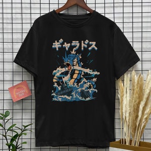 Gyarados Unisex T-shirt Pocket Monster Shirt Magikarp Gift Anime Shirt Gift