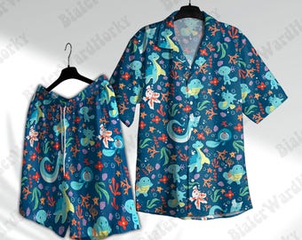 Ocean Water Type Hawaiian Shirt Anime Shirt Evolution Gifts