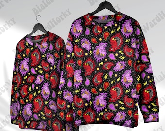 Magcargo Inspired Fire Type Hoodie: Anime Sweatshirt Funny Snail Shirt Gifts