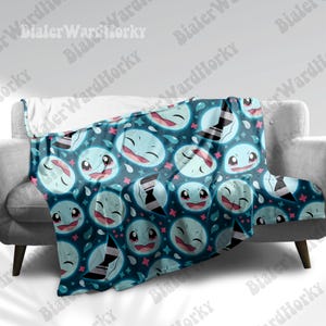 Pokemon Fleece Blanket Full Size Etsy