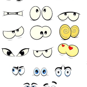 Cartoon Eyes SVG. Googly Eyes svg. Cartoon Eyes (2039011)