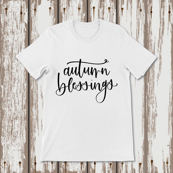 Autumn Blessings Svg Png Dxf Pdf Quote Tshirt Mug Cup Tote Bag Pillow Coaster Sticker Sublimation Laser Engrave Vector