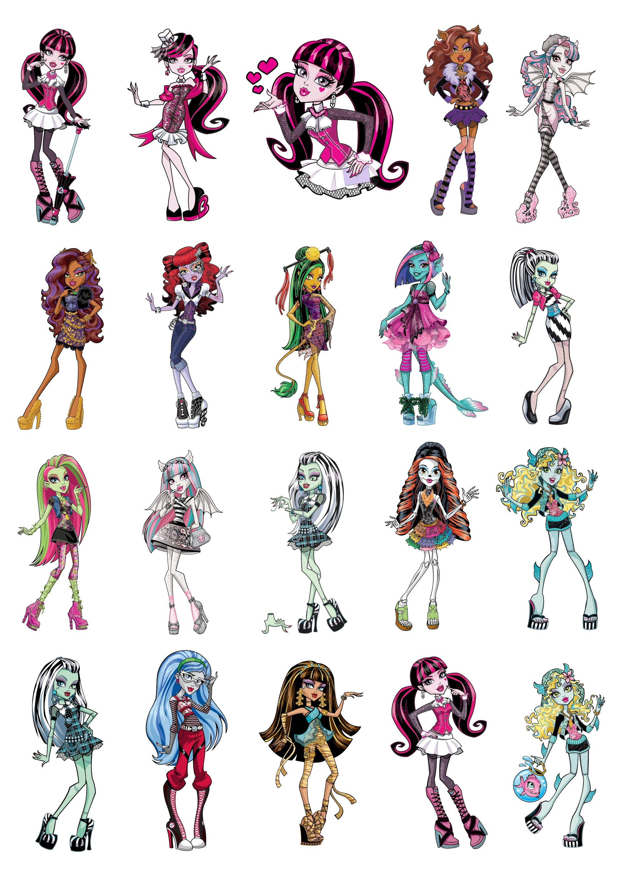 All Monster High Characters All Monster High Characters
