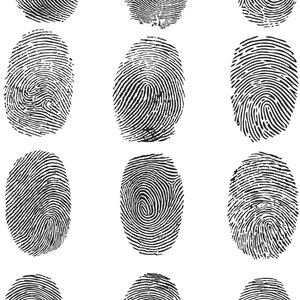 Finger Print SVG Clipart Single Pages Printable Digital Sublimation Sticker Vector Laser Engrave