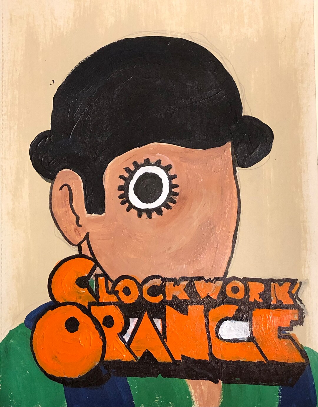 Clockwork Orange Painting Etsy